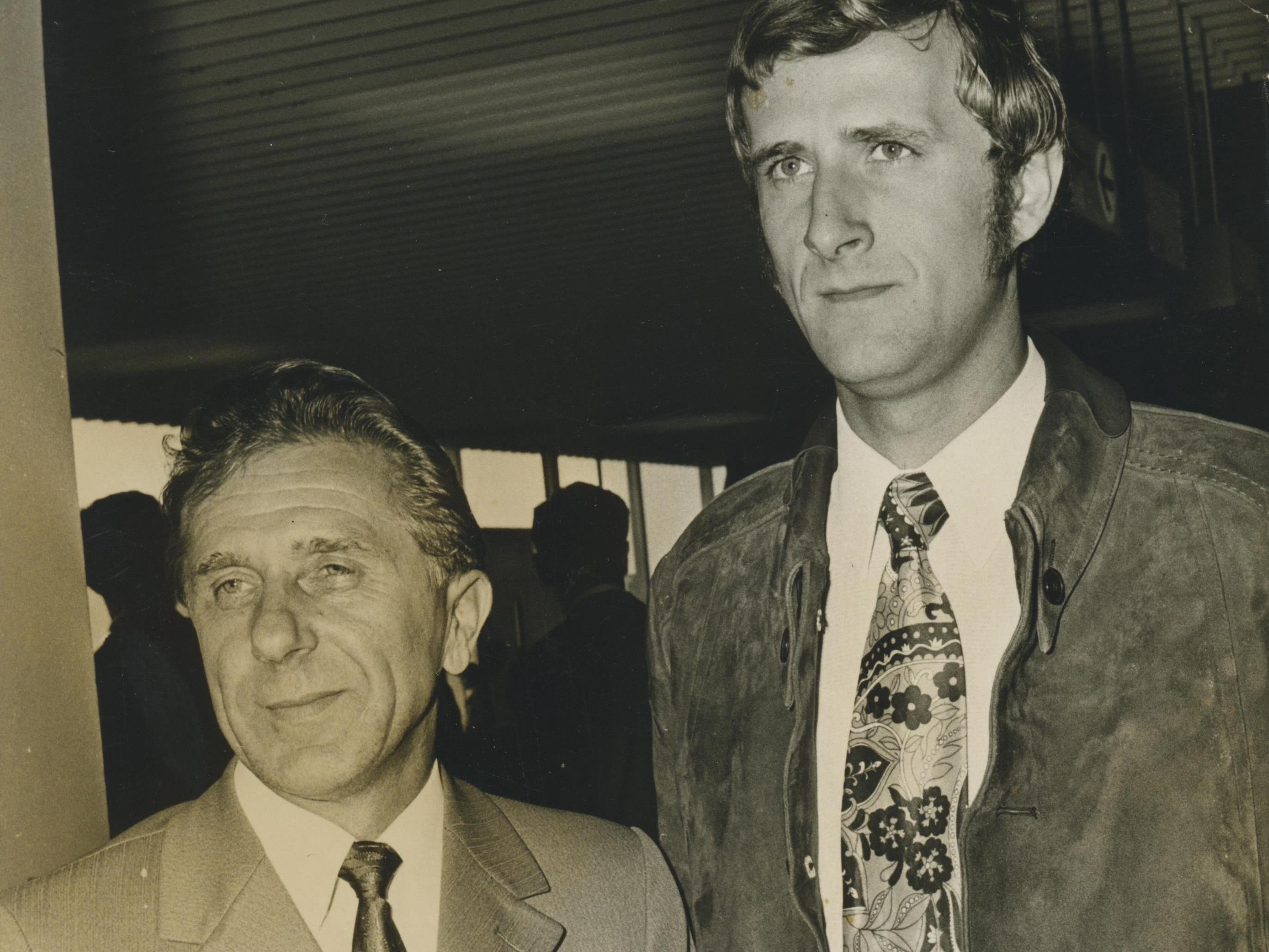 Walter Fritzsch mit Hans Jürgen Kreische